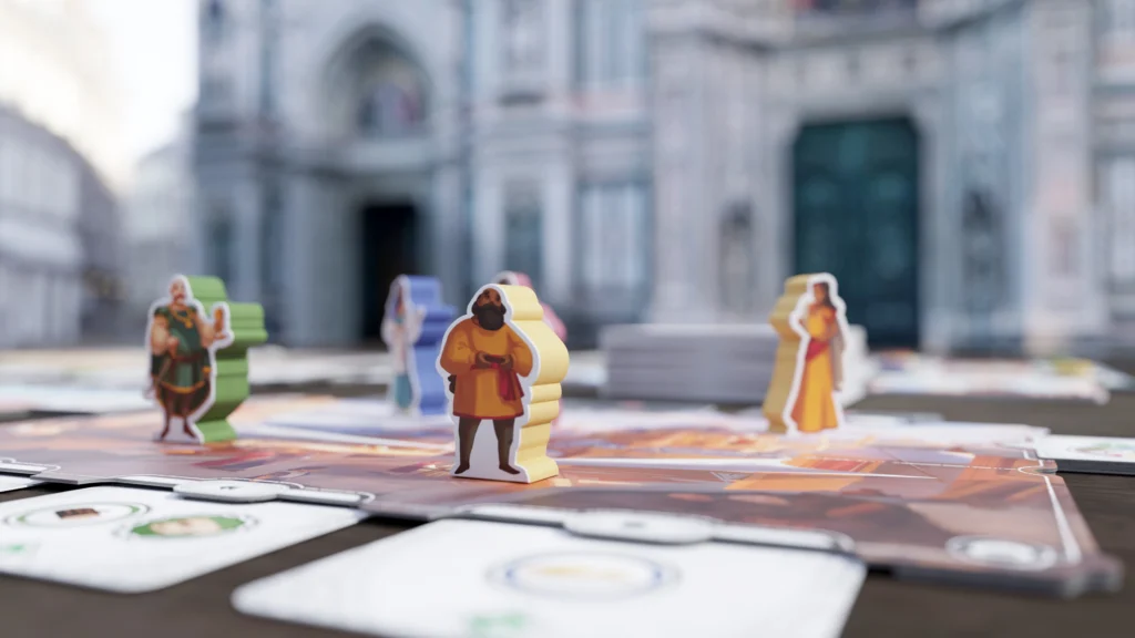 Opera Magna, gioco da tavolo di Ludus Magnus Studio ambientato nella Firenze rinascimentale, in arrivo su Gamefound