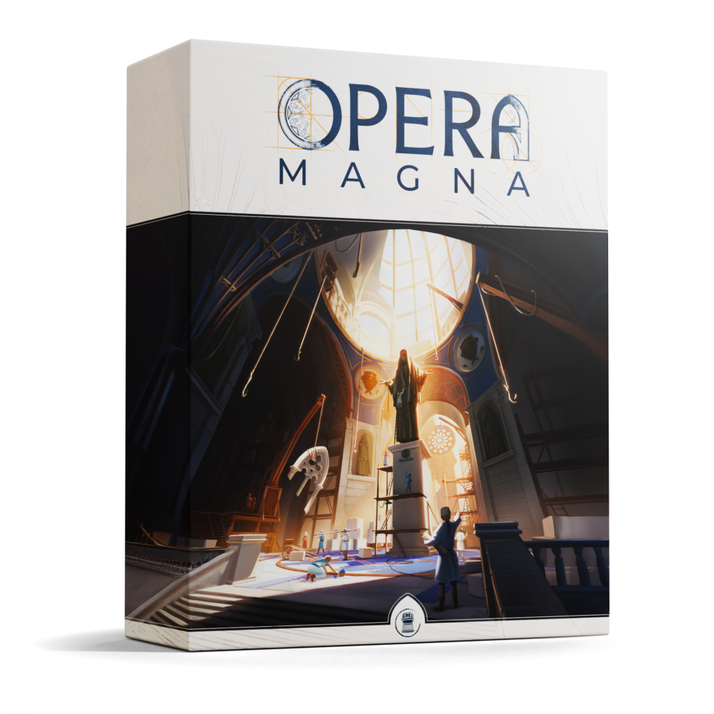 Opera Magna, gioco da tavolo di Ludus Magnus Studio ambientato nella Firenze rinascimentale, in arrivo su Gamefound