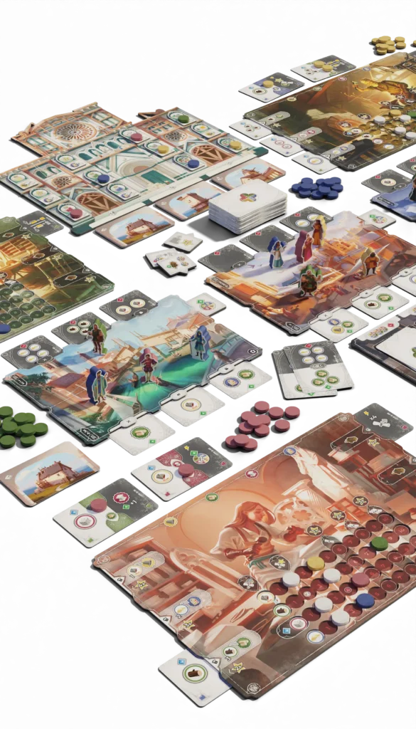 Opera Magna, gioco da tavolo di Ludus Magnus Studio ambientato nella Firenze rinascimentale, in arrivo su Gamefound
