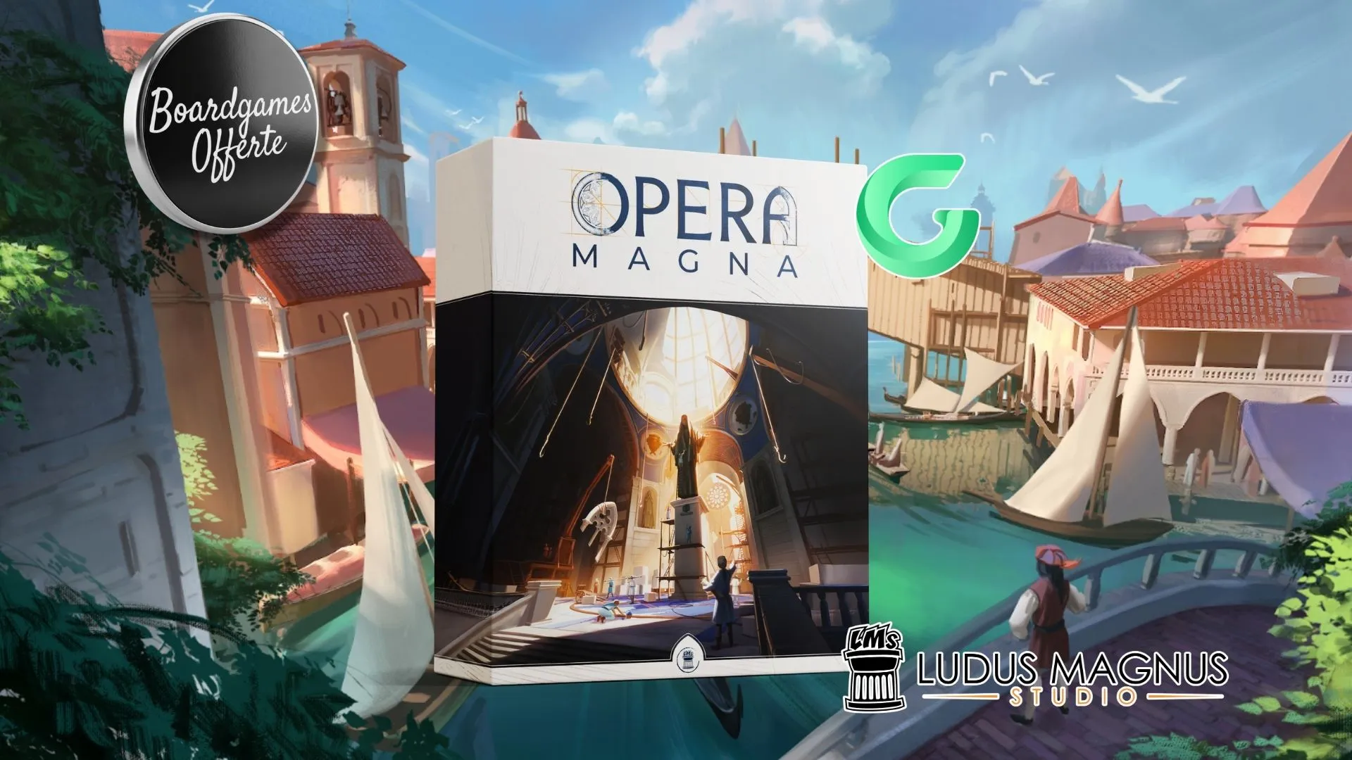 Opera Magna, gioco da tavolo di Ludus Magnus Studio ambientato nella Firenze rinascimentale, in arrivo su Gamefound