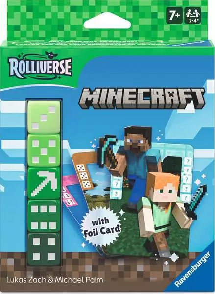 Minecraft Rolliverse - scatola gioco di dadi Ravensburger 2026